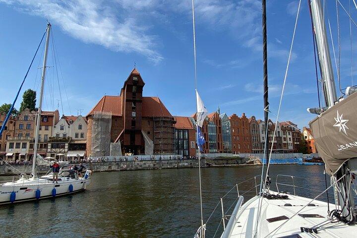 Gdansk Motlawa and Port Yacht Cruise with Welcome Drink