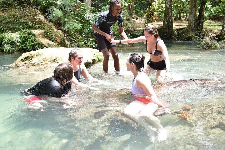 Blue Hole and River Tubing Combo from Falmouth