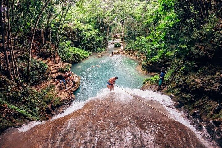 Blue Hole and River Tubing Combo from Falmouth