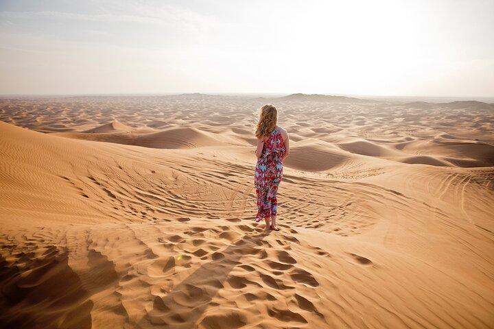 Private Sand Boarding with Camel Ride and Platinum Camp in Safari