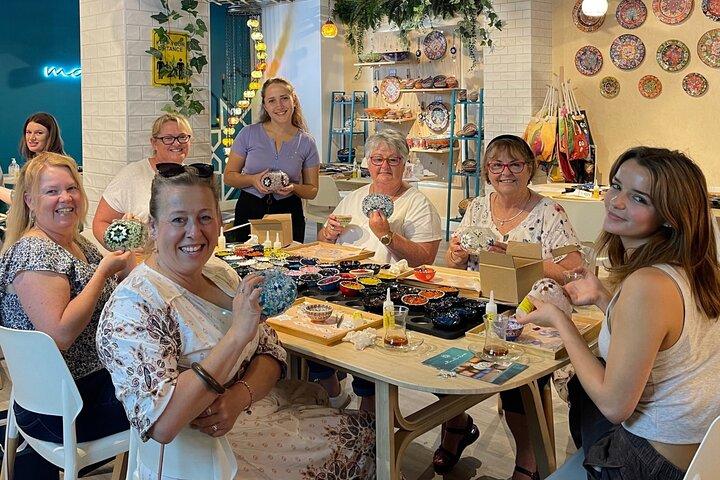 Mosaic Art Classes Sydney: Turkish Lamp Workshop
