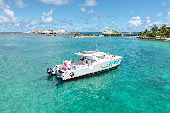 Icacos Double Dip Power Catamaran Snorkel & Beach Tour