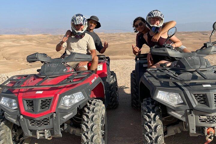 Quad biking adventure in Agafay desert Near Marrakech