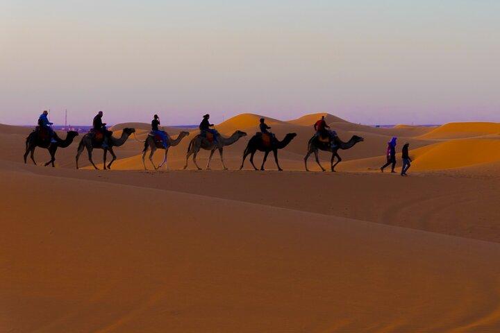 From Marrakech: 4 Day Round Trip via Merzouga Desert & Camel Trek
