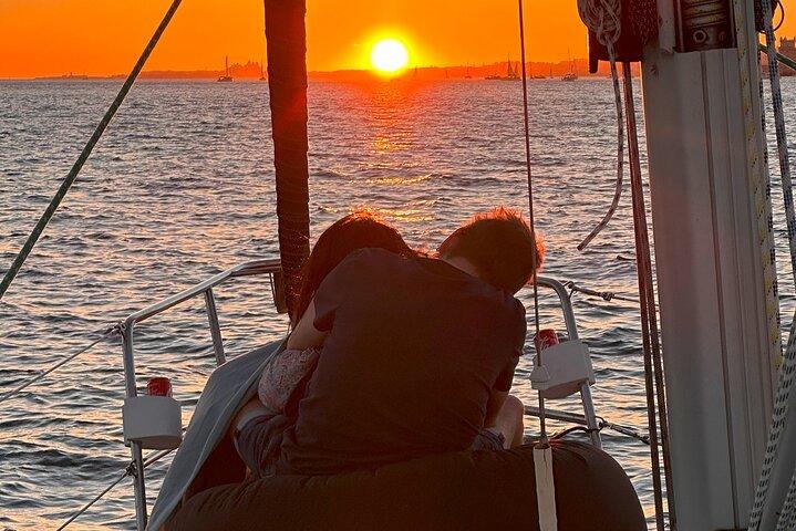 Private Sunset Sailing Boat Tour in Lisbon
