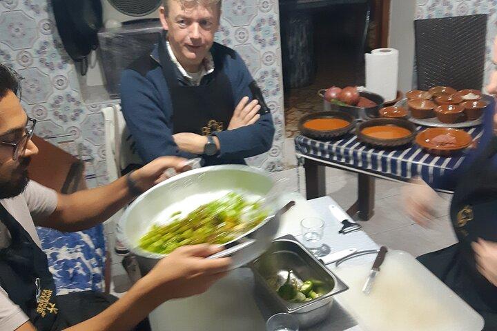 Funny Family Cooking Class in Blue City