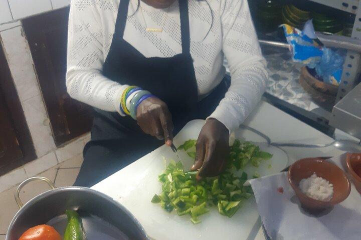 Funny Family Cooking Class in Blue City