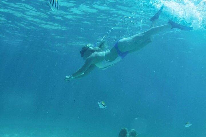 Luxury Catamaran Tour to Isla Mujeres with Transportation