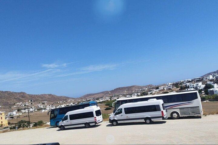 Private Arrival Transfer from Airport and Port to Mykonos Hotels