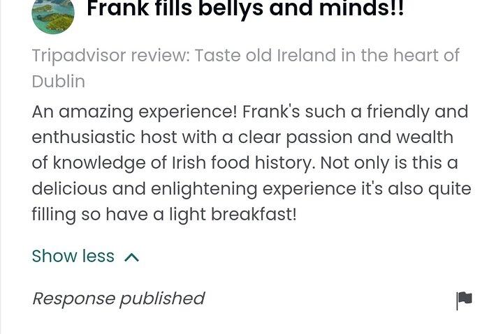 Taste traditional Irish food in the heart of Dublin