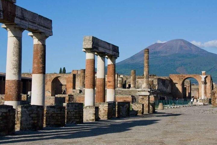 Naples to Pompeii & Mount Vesuvius Skip-the-Line Tour with Tickets