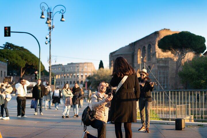 Marriage proposal in Rome