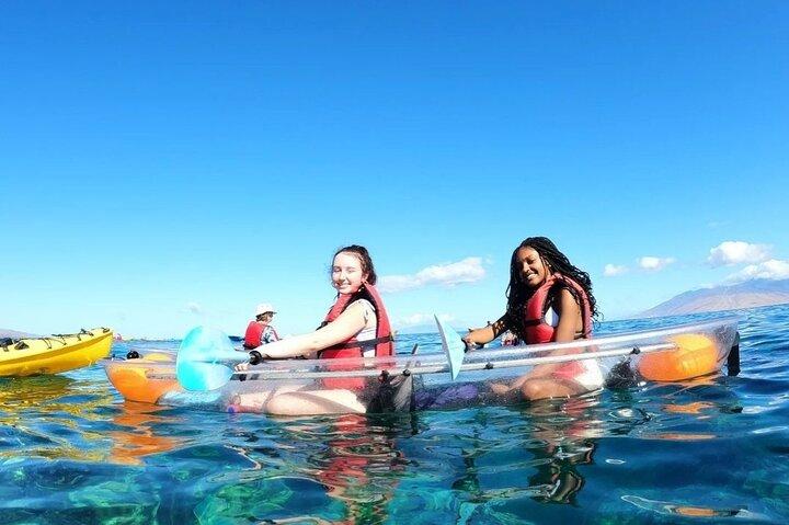 Maui Clear Kayak and Snorkel Tour: Swim with turtles (Makena)