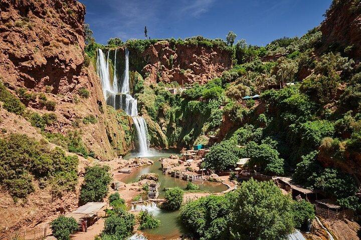 Explore Ouzoud waterfalls Marrakech Guided Hike & Boat Experience