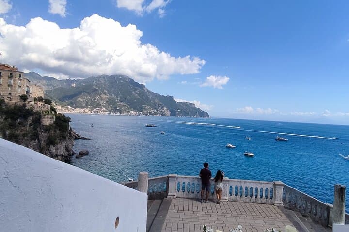From Naples: Amalfi Coast Private Tour in a Mercedes Van