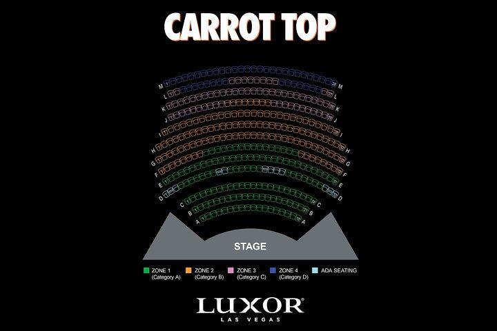 Carrot Top at the Luxor Hotel and Casino