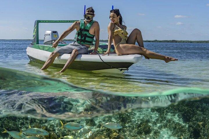 Cancun Jungle Tour with Speedboat and Snorkeling