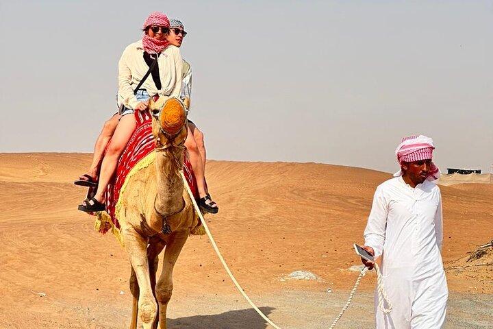 Private Red Dune Desert Safari, Camel Ride & Buffet Dinner