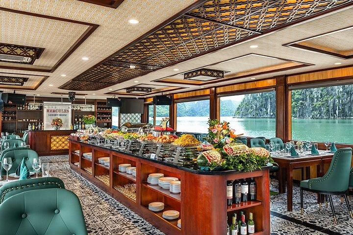 Halong Bay Luxury Day Cruise with Buffet Lunch