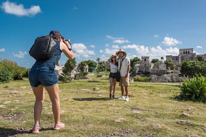 Guided tour to Tulum and Coba ruins, Cenote & Playa del Carmen