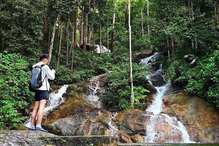 Full-Day Tour with Waterfalls, Hot Springs, Batik Art & Fireflies