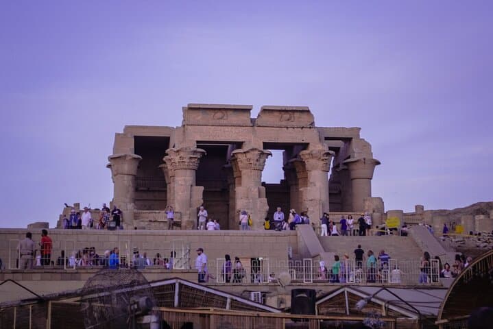 Horus, Kom Ombo and Khnum Temples from Luxor with Transfers