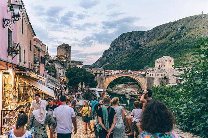 Dubrovnik to Split Private Transfer with Mostar Town