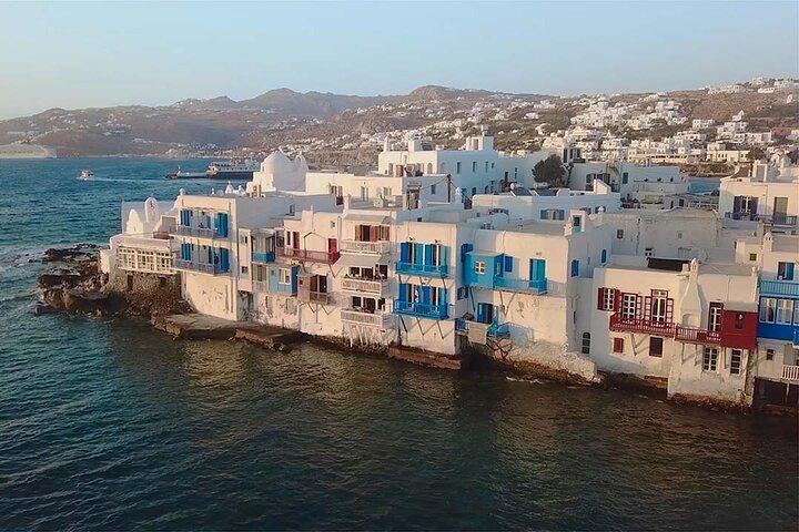 Private Helicopter Transfer from Mykonos to Santorini