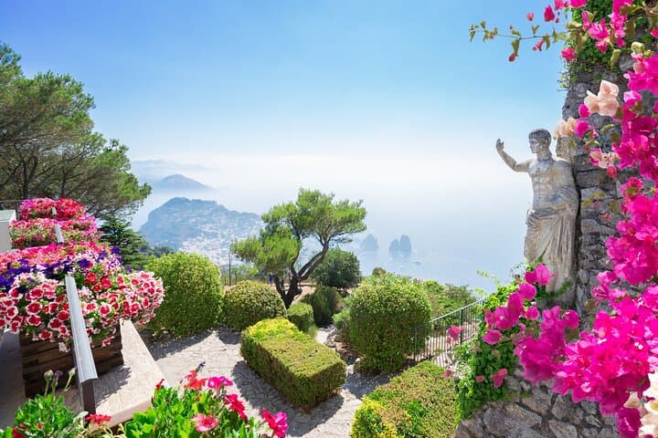 Small Group Capri Anacapri and Blue Grotto Tour from Rome