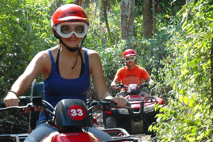 Cozumel ATVs, El Cedral Ruins, Cenote Jade, and Tequila