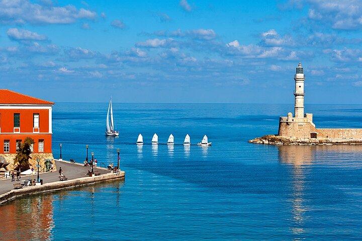 Rethymno City, Chania City, Kournas Lake Tour from Heraklion