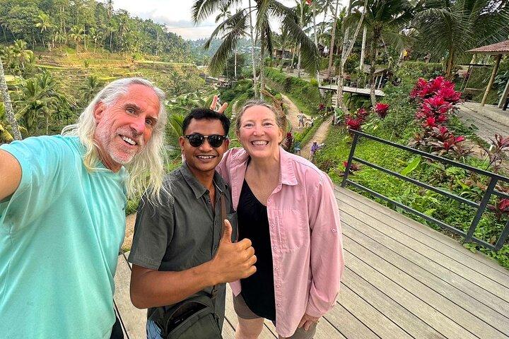 Ubud Monkey Forest Rice Terrace Temple Waterfall Private Tour