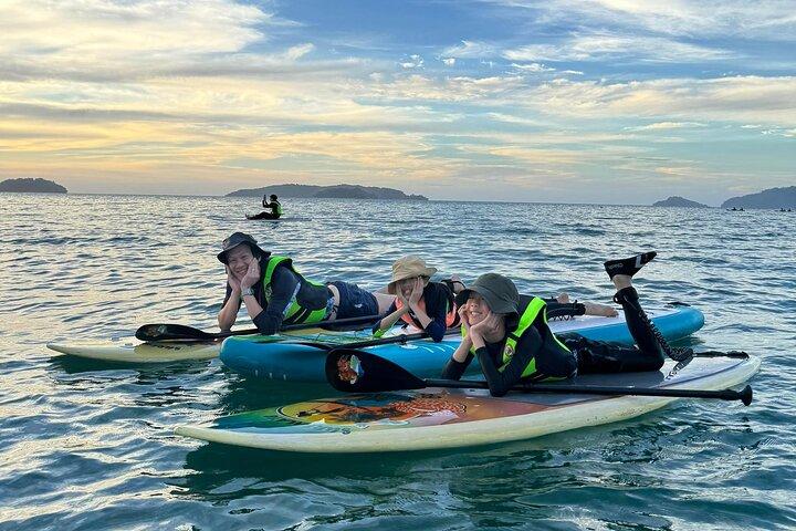 Stand Up Paddle Boarding with Sunrise/Sunset Tour at Kota Kinabalu with transfer