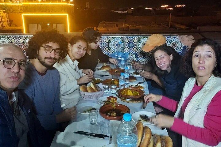 Marrakech Street Food with +10Tasting & Tanjia Dinner|Guided Walk