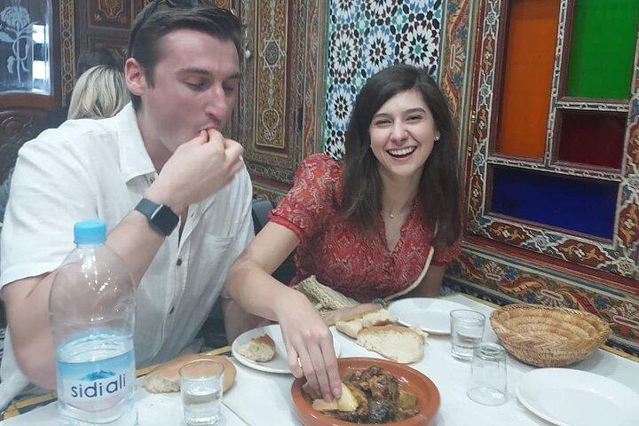 Marrakech Street Food with +10Tasting & Tanjia Dinner|Guided Walk
