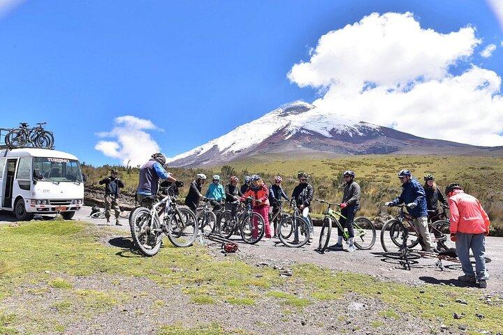 Full Day Hike and Bike Experience Cotopaxi Volcano with Lunch