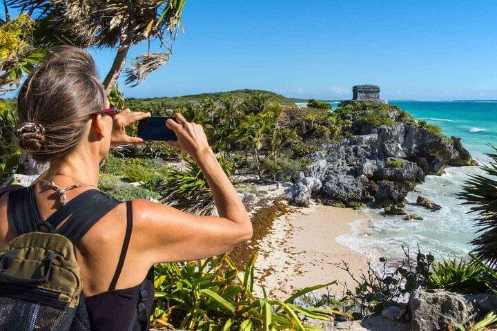 Tulum Ruins, Cobá Site, Cenote and Playa del Carmen, from Cancun
