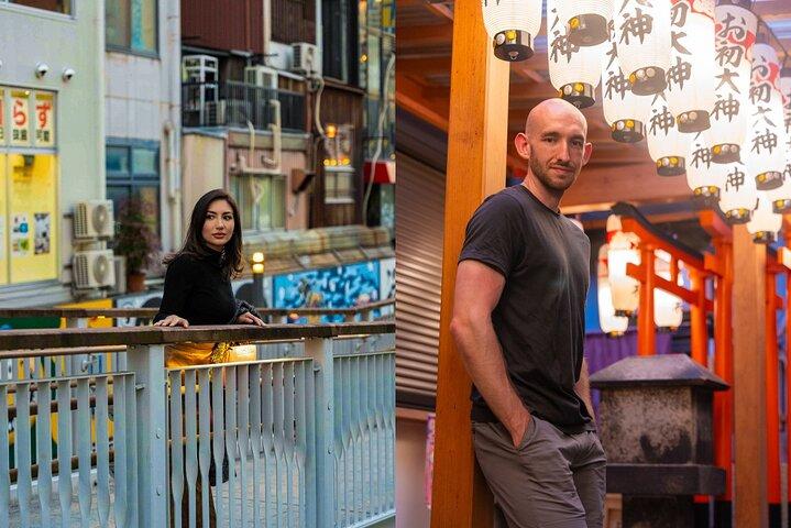 Private Vibrant Night Photoshoot Experience in Osaka (Dotonbori)