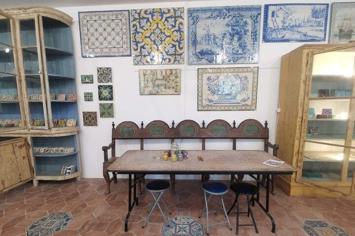 From Lisbon: Winery and Traditional Tile factory in Half Day Tour