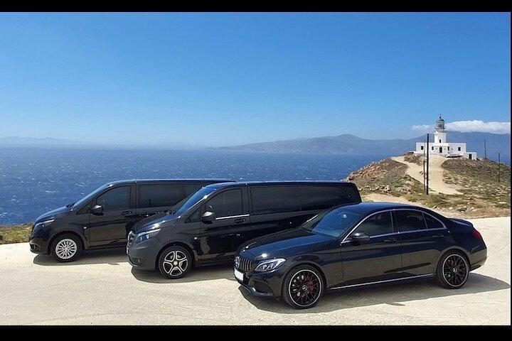 Mykonos Private Car With Driver At Disposal 24 Hours