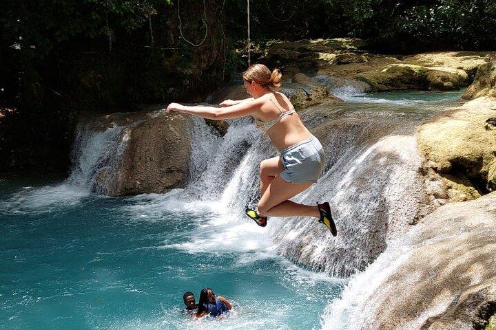 Blue Hole and Dunns River Falls the Number One Rated Excursions