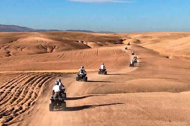 Dinner show & Quad Bike and Camel Ride in Marrakech Desert
