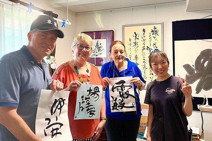 Name Writing Calligraphy Experience in Shinjuku Tokyo