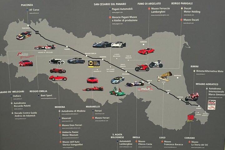 Motor Valley from Florence: Ducati, Lambo, Pagani & Ferrari