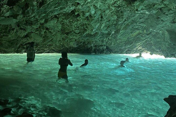 Vlora Boat Trip To Secret Blue Gem Cave & Grama Bay