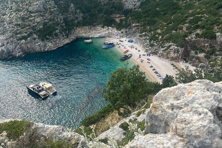 Vlora Boat Trip To Secret Blue Gem Cave & Grama Bay