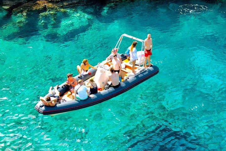 Vlora Boat Trip To Secret Blue Gem Cave & Grama Bay