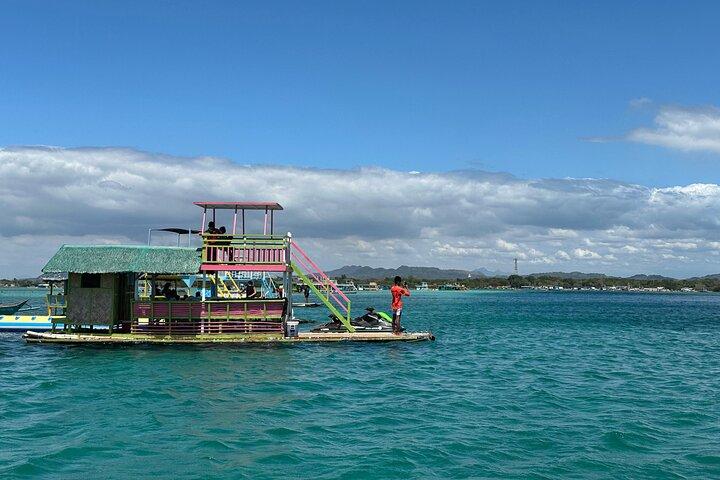 Little Boracay Beach w/ Floating Bamboo Cottage & Picnic Lunch