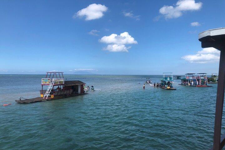 Little Boracay Beach w/ Floating Bamboo Cottage & Picnic Lunch