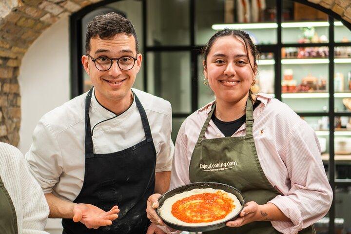 Authentic Roman Pizza, Suppli & Gelato Workshop with Italian Wine
